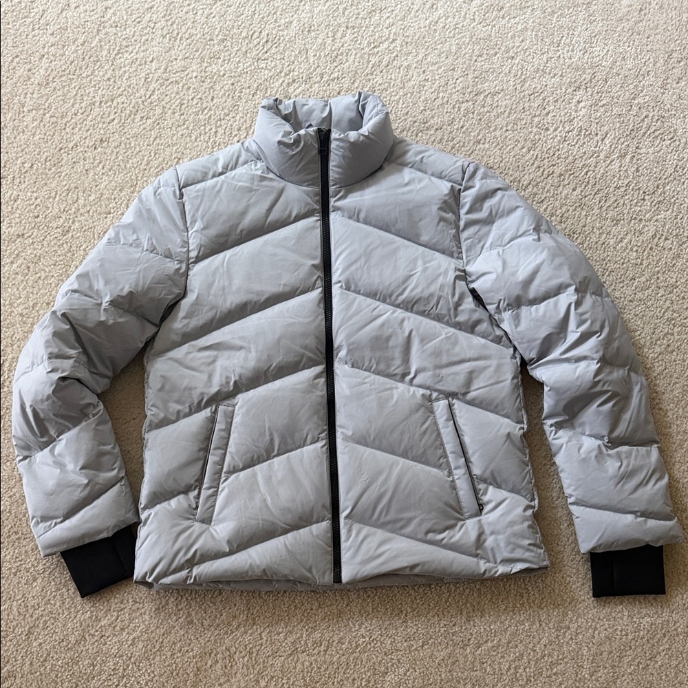Women's Gray Puffer Jacket